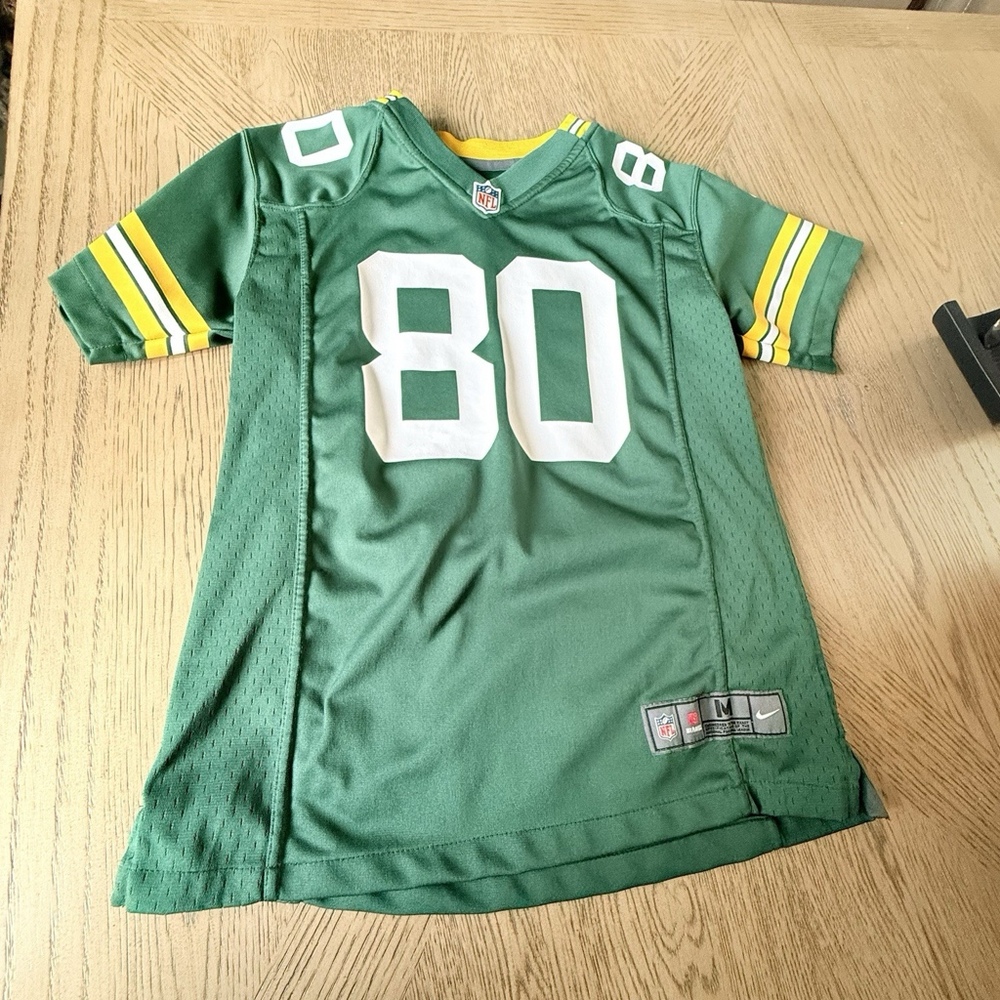 Green Bay Packers Driver  #80 Nike OnField Printed NFL Football Jersey